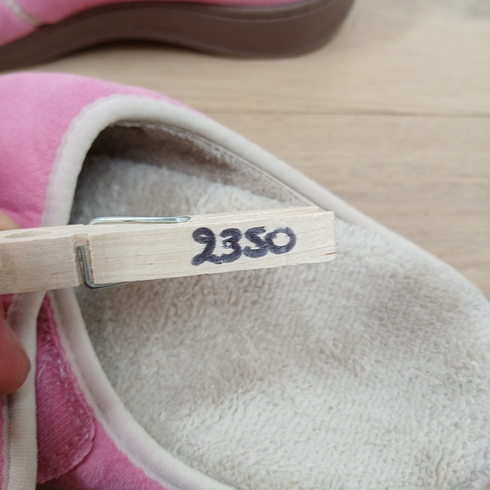 Vionic Slippers Womens 6 Pink Laura Orthotic Comfort Mule House Shoes - Picture 12 of 12